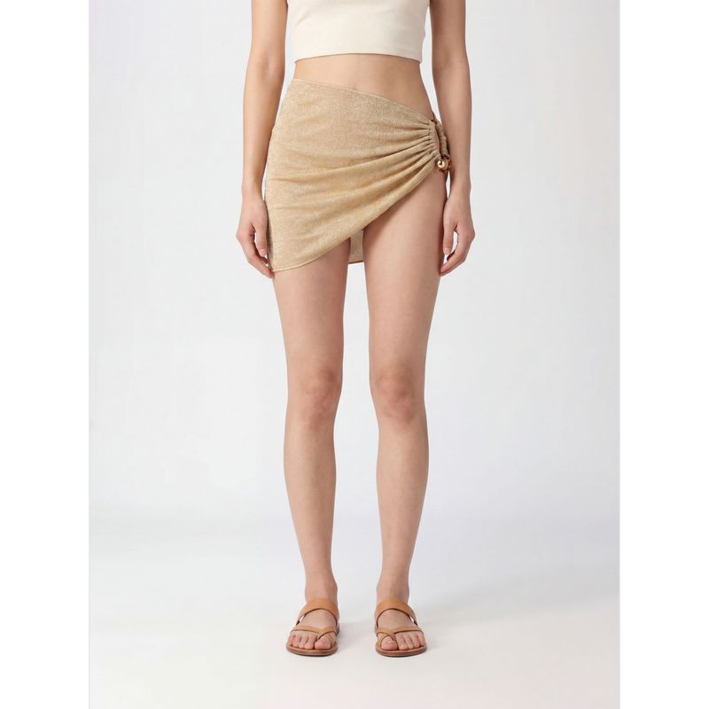 Oseree Skirt Woman Gold